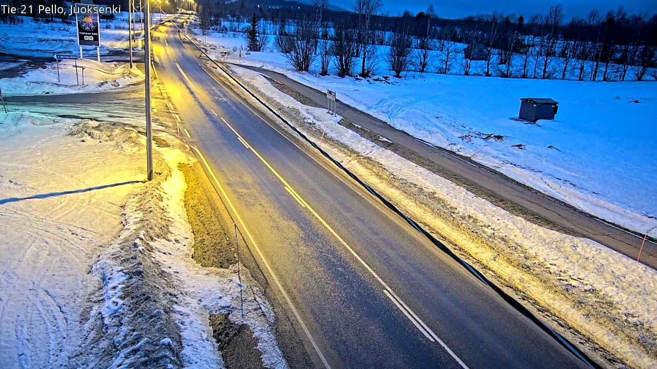 Kelikamerat Kuva Tie 21 Pello Juoksenki, Pello, Lappi