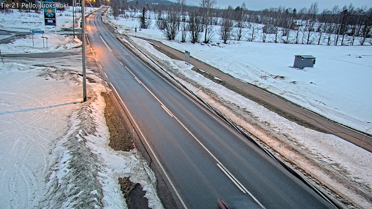 Kelikamerat Kuva Tie 21 Pello Juoksenki, Pello, Lappi