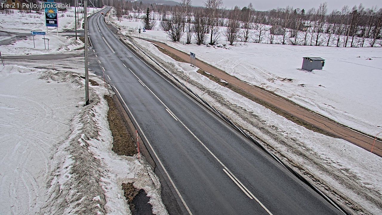 Kelikamerat Kuva Tie 21 Pello Juoksenki, Pello, Lappi
