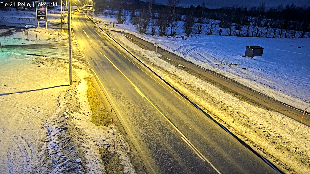 Kelikamerat Kuva Tie 21 Pello Juoksenki, Pello, Lappi