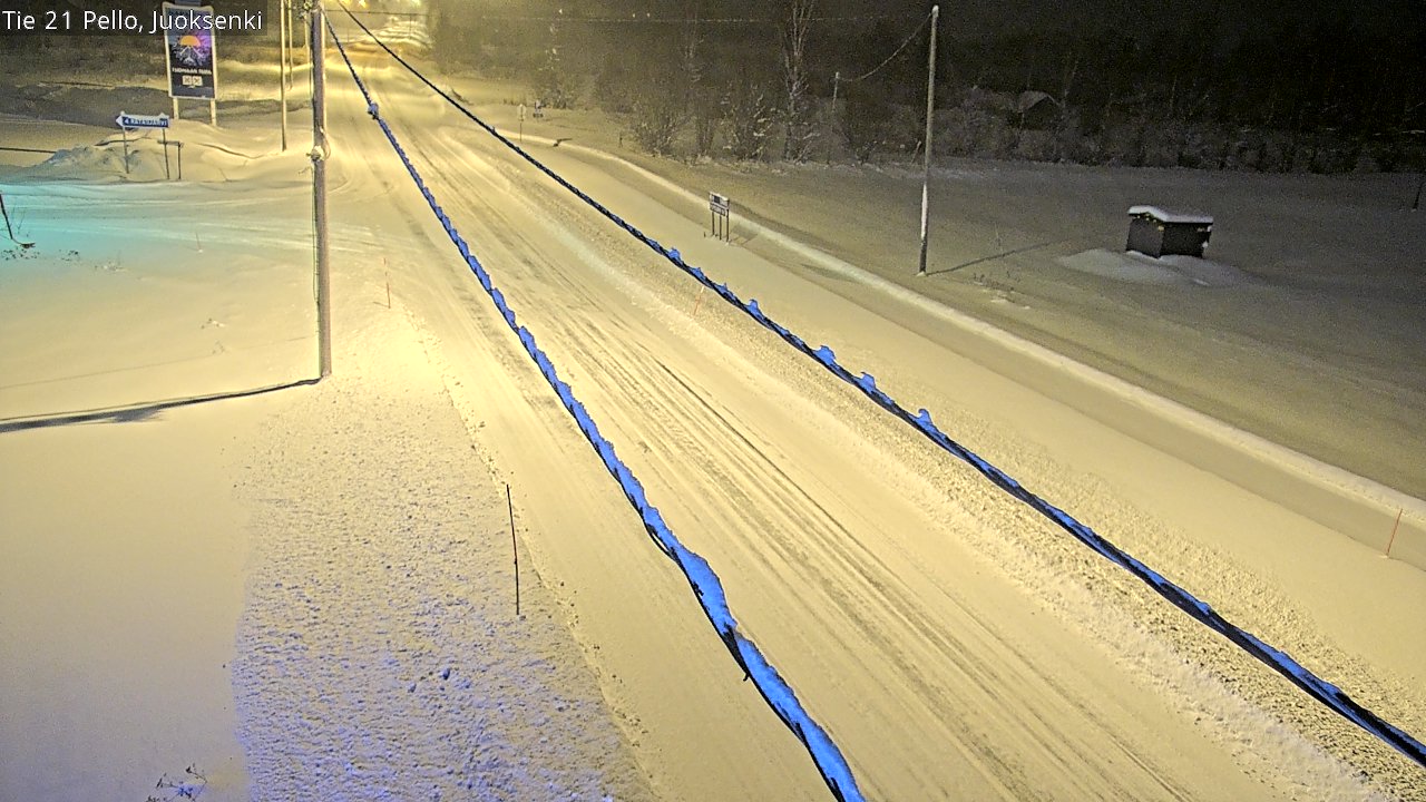 Kelikamerat Kuva Tie 21 Pello Juoksenki, Pello, Lappi