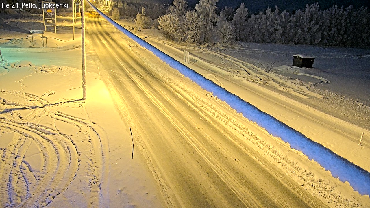 Kelikamerat Kuva Tie 21 Pello Juoksenki, Pello, Lappi