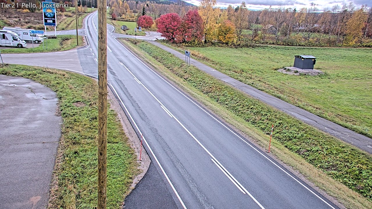 Kelikamerat Kuva Tie 21 Pello Juoksenki, Pello, Lappi