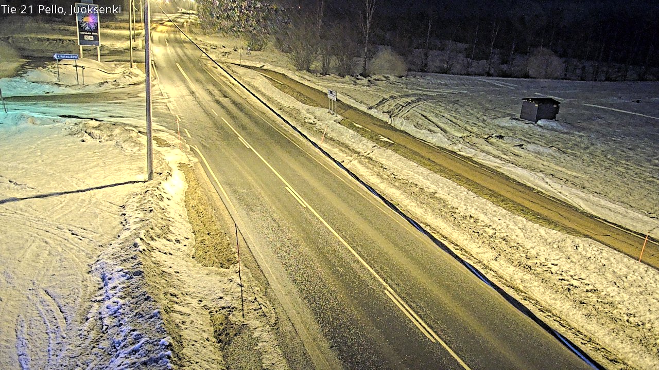 Kelikamerat Kuva Tie 21 Pello Juoksenki, Pello, Lappi