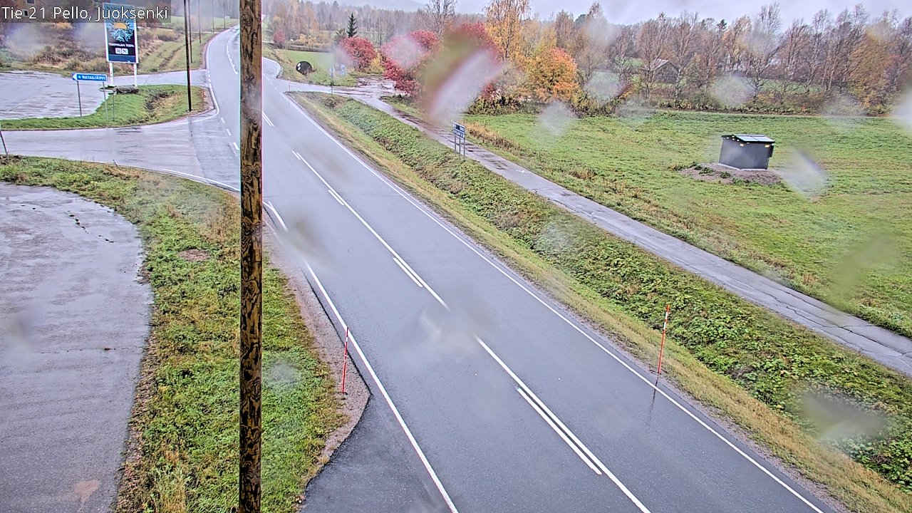 Weather Camera Image Road 21 Pello Juoksenki, Pello, Lappi