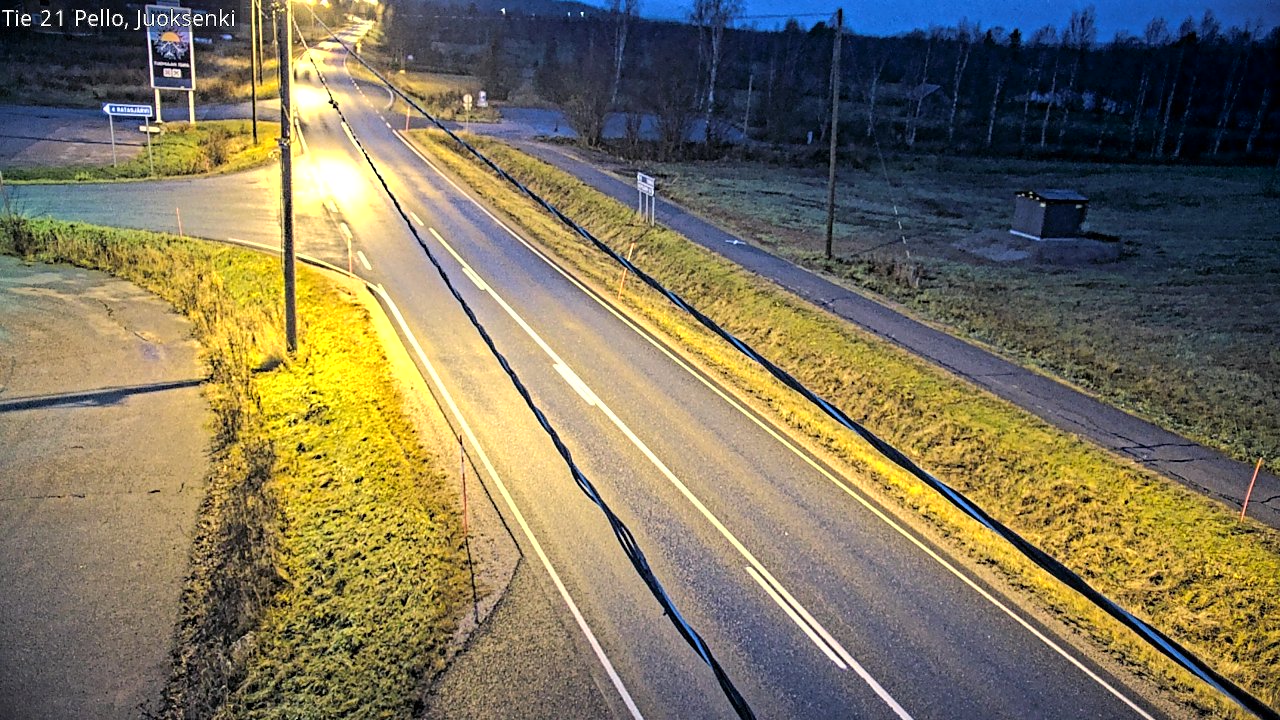 Kelikamerat Kuva Tie 21 Pello Juoksenki, Pello, Lappi