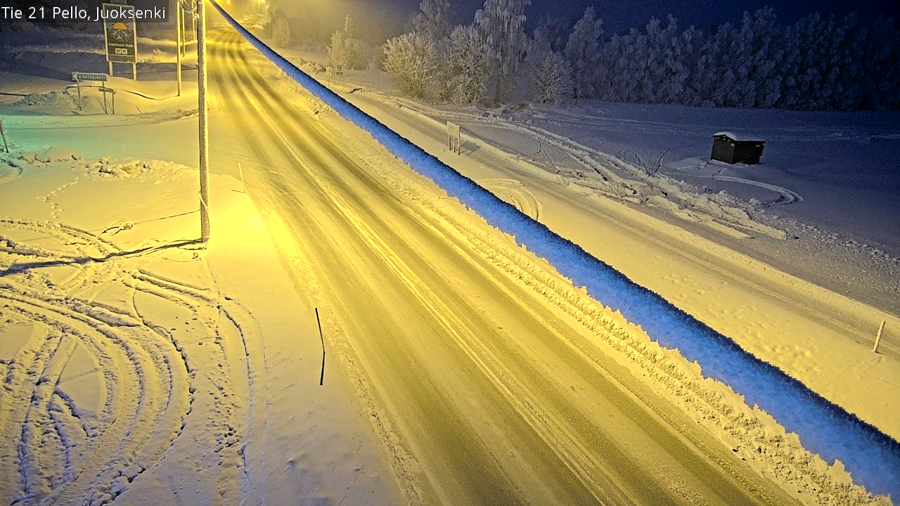 Kelikamerat Kuva Tie 21 Pello Juoksenki, Pello, Lappi