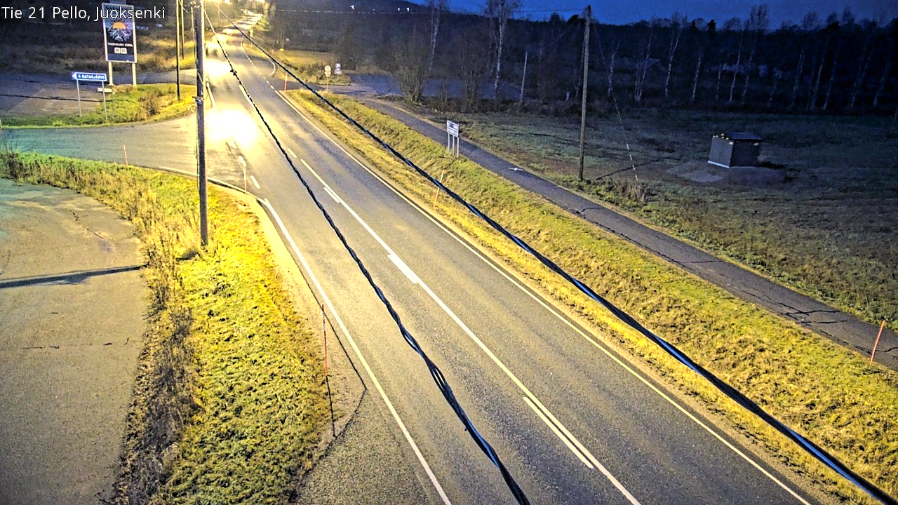 Kelikamerat Kuva Tie 21 Pello Juoksenki, Pello, Lappi