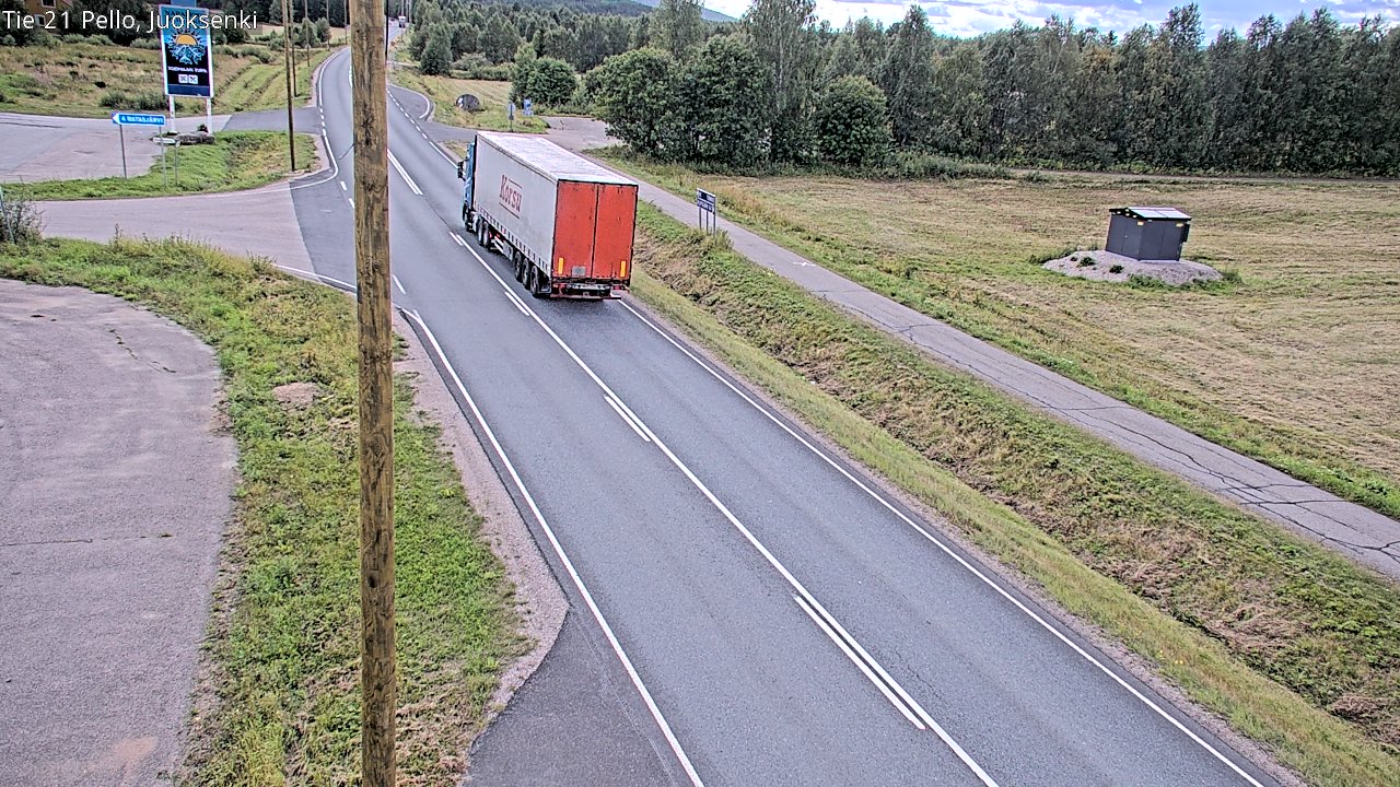 Kelikamerat Kuva Tie 21 Pello Juoksenki, Pello, Lappi