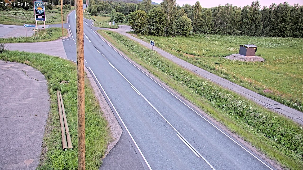 Kelikamerat Kuva Tie 21 Pello Juoksenki, Pello, Lappi