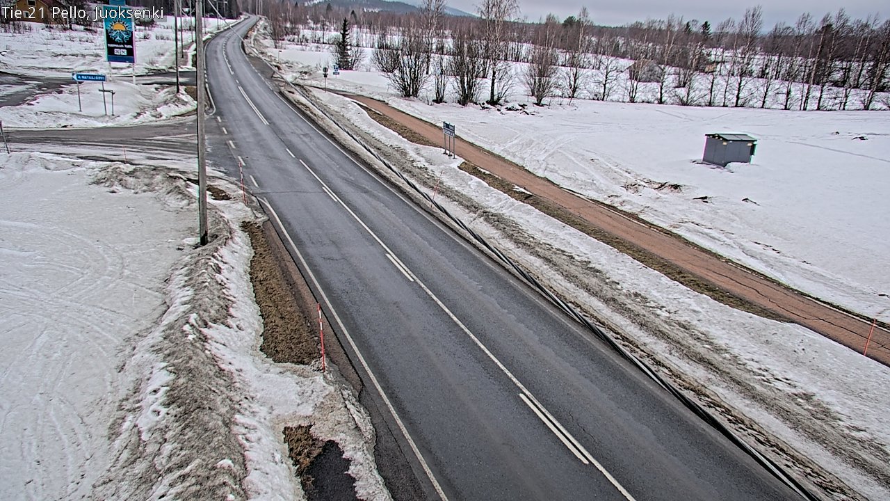 Kelikamerat Kuva Tie 21 Pello Juoksenki, Pello, Lappi