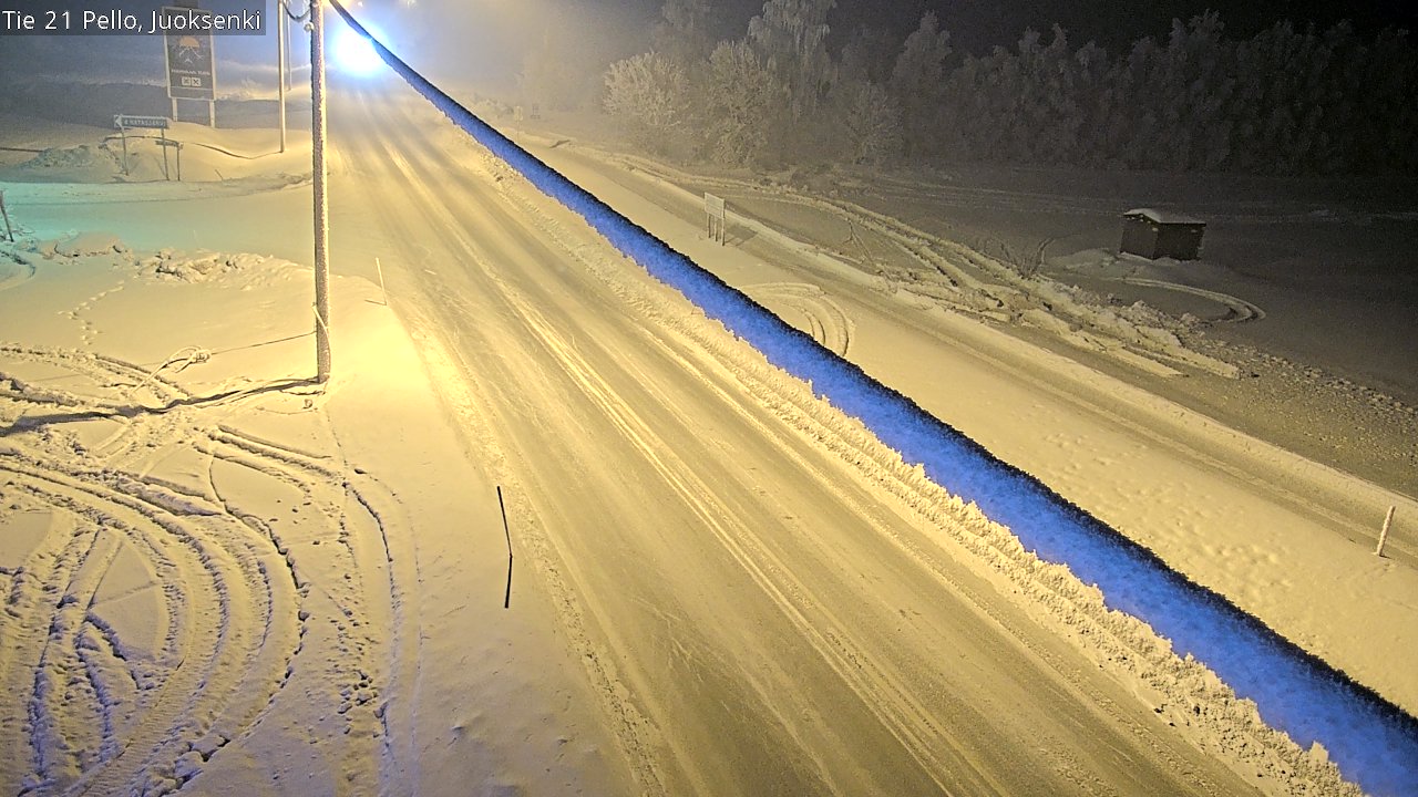 Kelikamerat Kuva Tie 21 Pello Juoksenki, Pello, Lappi