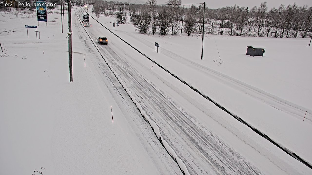 Kelikamerat Kuva Tie 21 Pello Juoksenki, Pello, Lappi