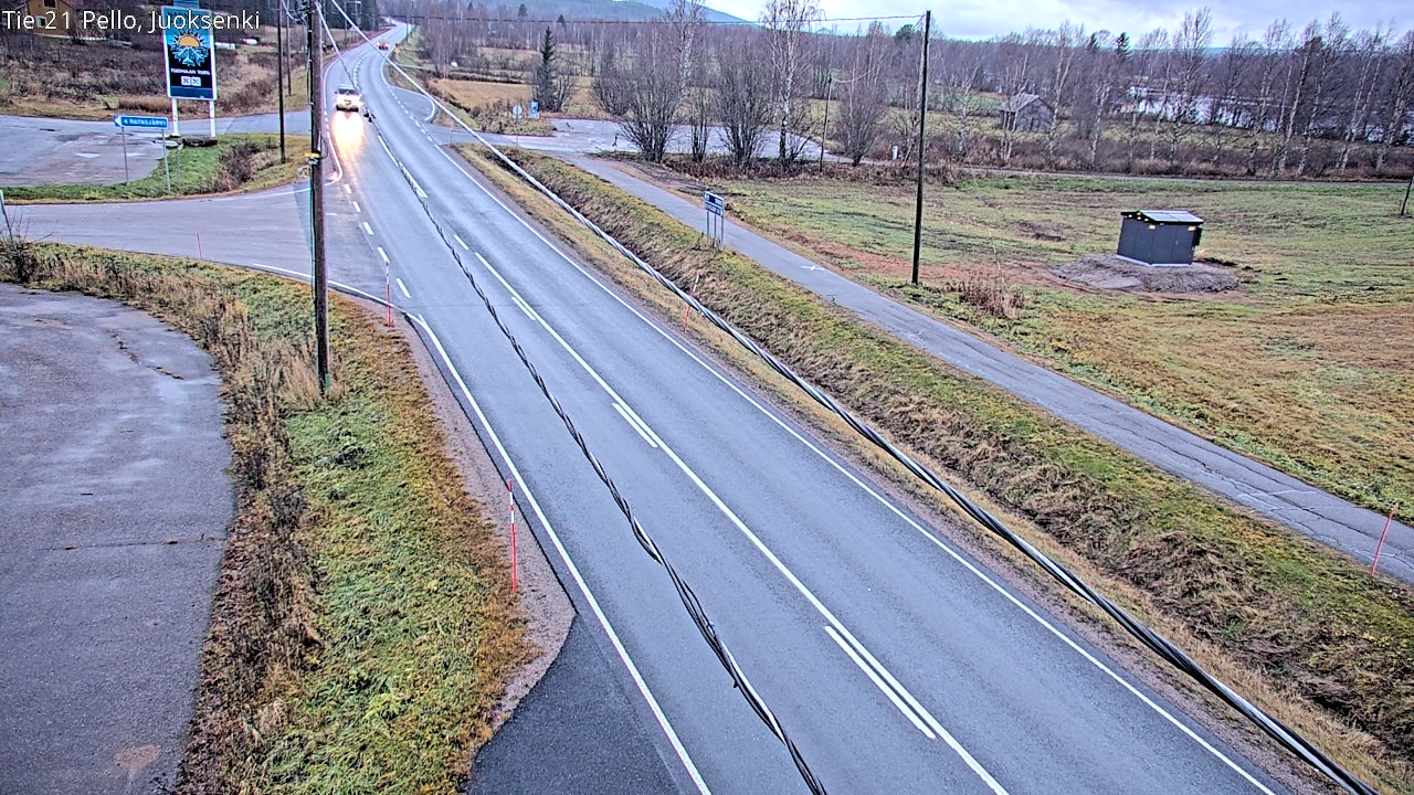 Kelikamerat Kuva Tie 21 Pello Juoksenki, Pello, Lappi