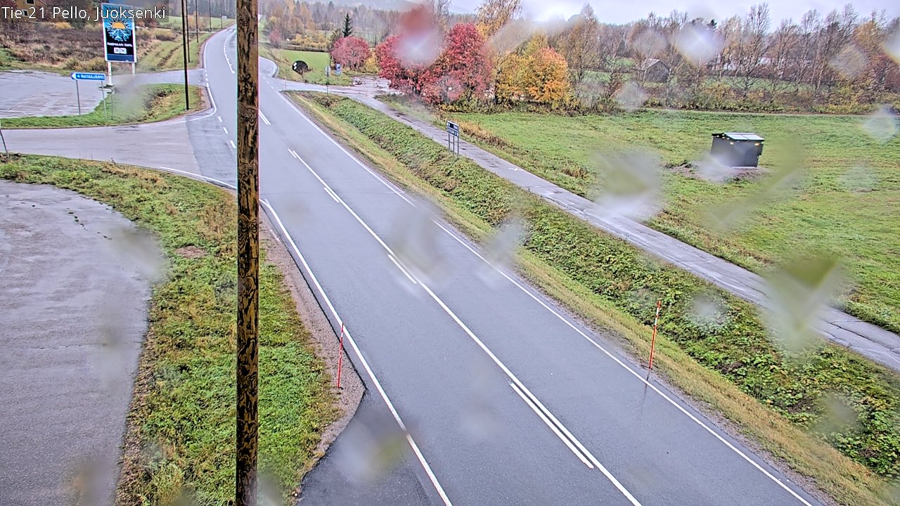 Weather Camera Image Road 21 Pello Juoksenki, Pello, Lappi