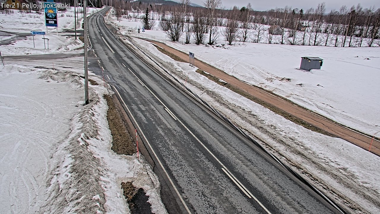 Kelikamerat Kuva Tie 21 Pello Juoksenki, Pello, Lappi