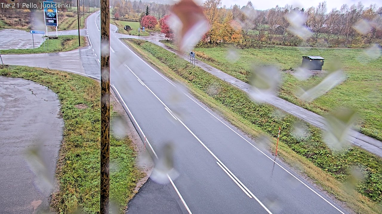 Weather Camera Image Road 21 Pello Juoksenki, Pello, Lappi