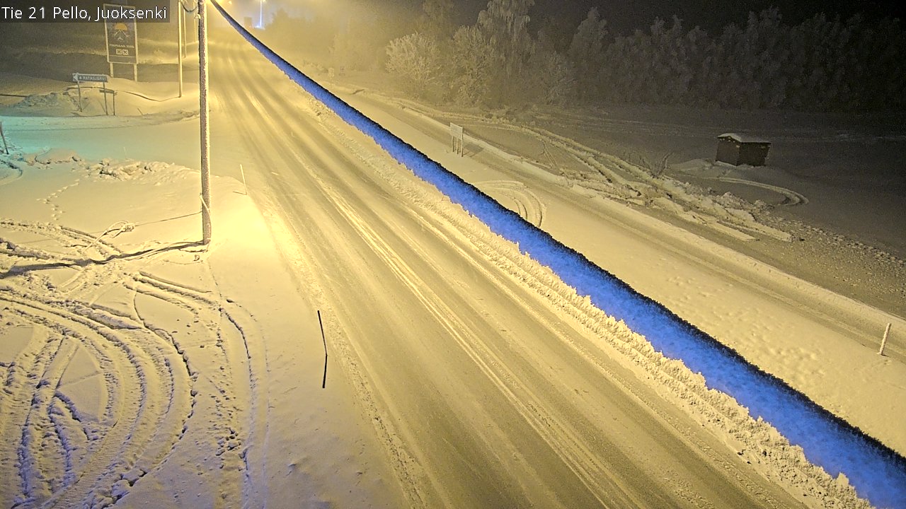 Kelikamerat Kuva Tie 21 Pello Juoksenki, Pello, Lappi