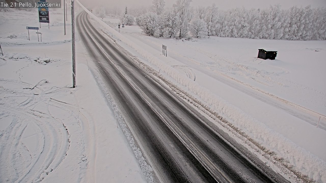 Kelikamerat Kuva Tie 21 Pello Juoksenki, Pello, Lappi