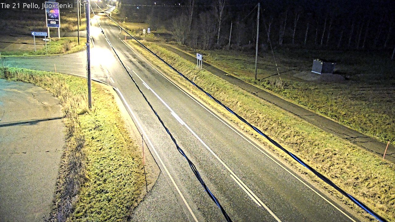 Kelikamerat Kuva Tie 21 Pello Juoksenki, Pello, Lappi