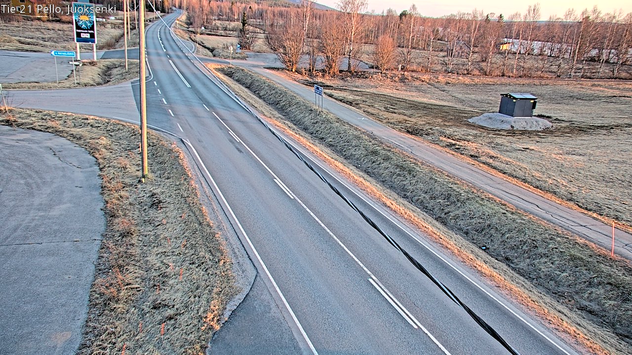 Kelikamerat Kuva Tie 21 Pello Juoksenki, Pello, Lappi