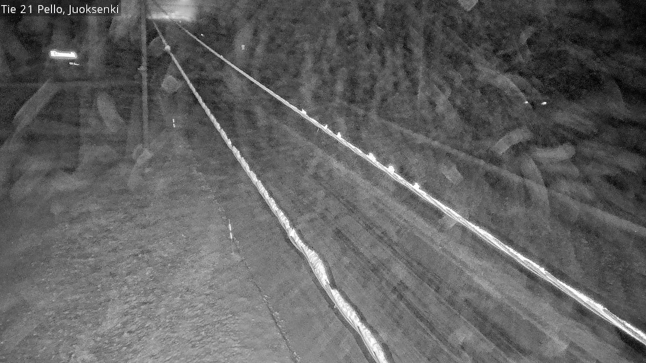 Weather Camera Image Road 21 Pello Juoksenki, Pello, Lappi