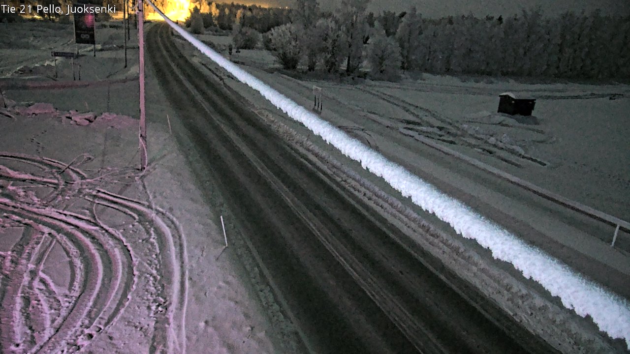 Kelikamerat Kuva Tie 21 Pello Juoksenki, Pello, Lappi