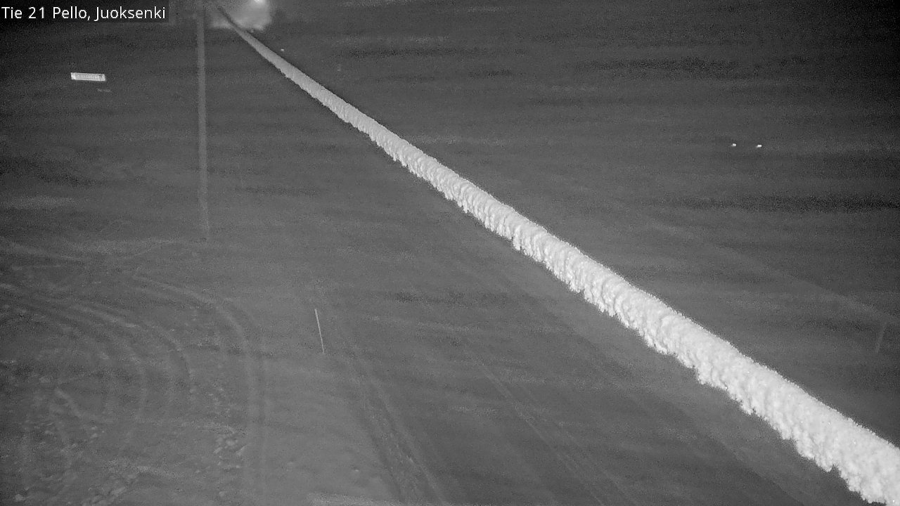 Kelikamerat Kuva Tie 21 Pello Juoksenki, Pello, Lappi