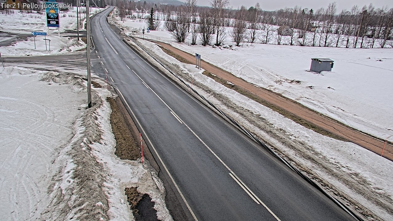 Kelikamerat Kuva Tie 21 Pello Juoksenki, Pello, Lappi