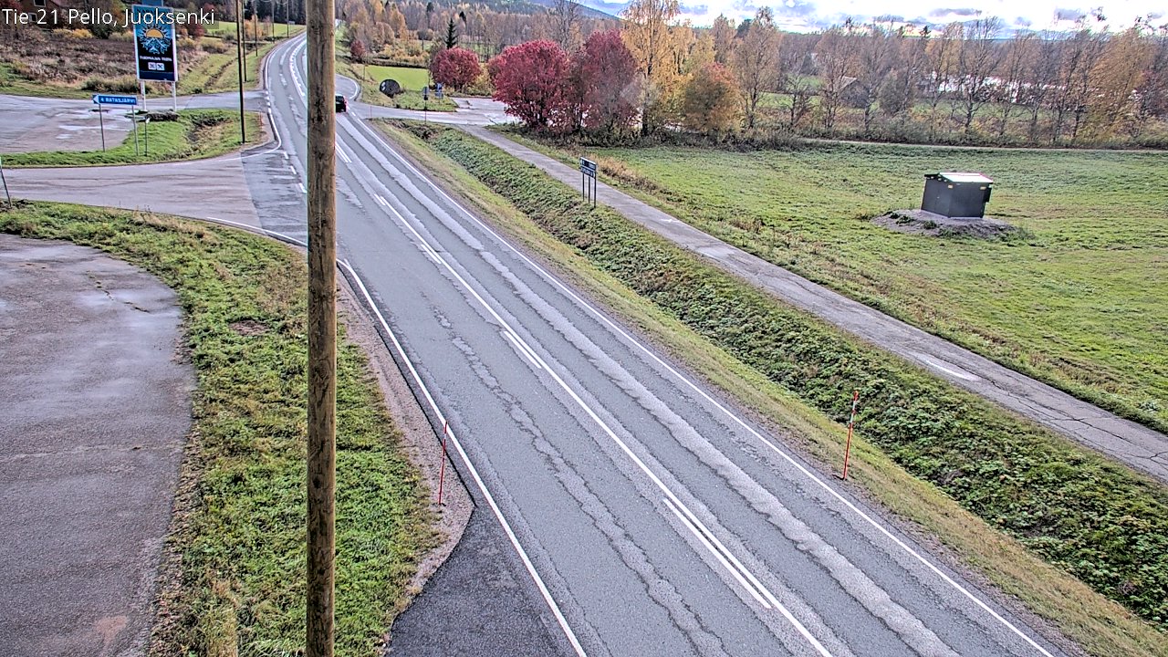Kelikamerat Kuva Tie 21 Pello Juoksenki, Pello, Lappi