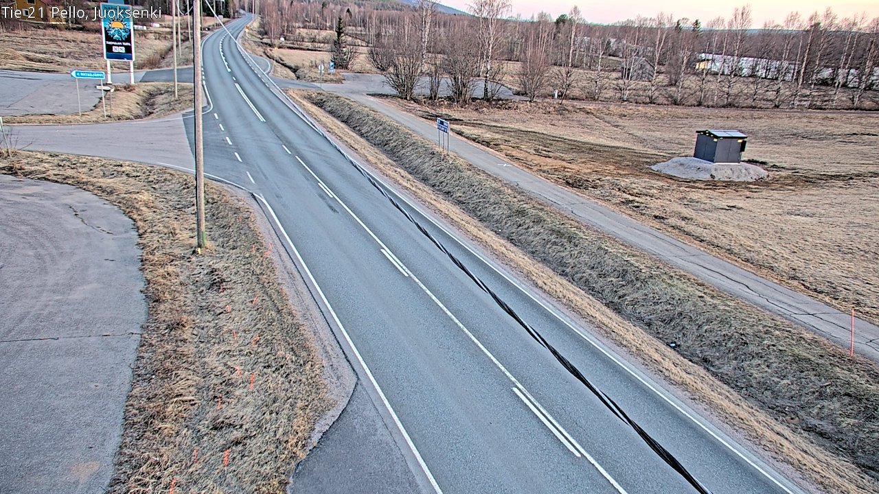 Kelikamerat Kuva Tie 21 Pello Juoksenki, Pello, Lappi