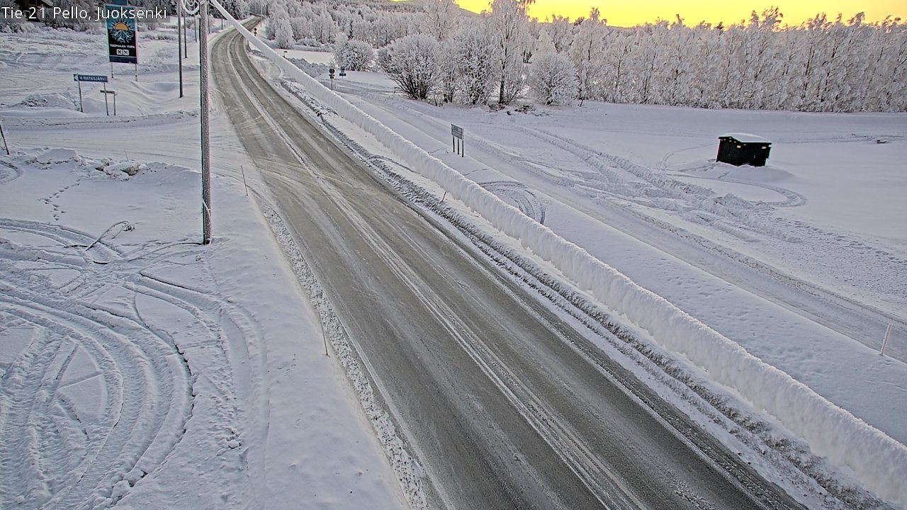 Kelikamerat Kuva Tie 21 Pello Juoksenki, Pello, Lappi
