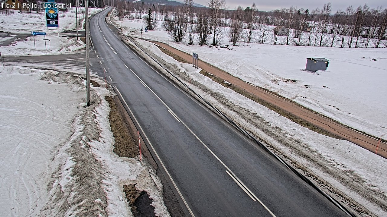 Kelikamerat Kuva Tie 21 Pello Juoksenki, Pello, Lappi