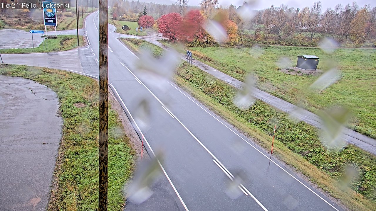 Weather Camera Image Road 21 Pello Juoksenki, Pello, Lappi