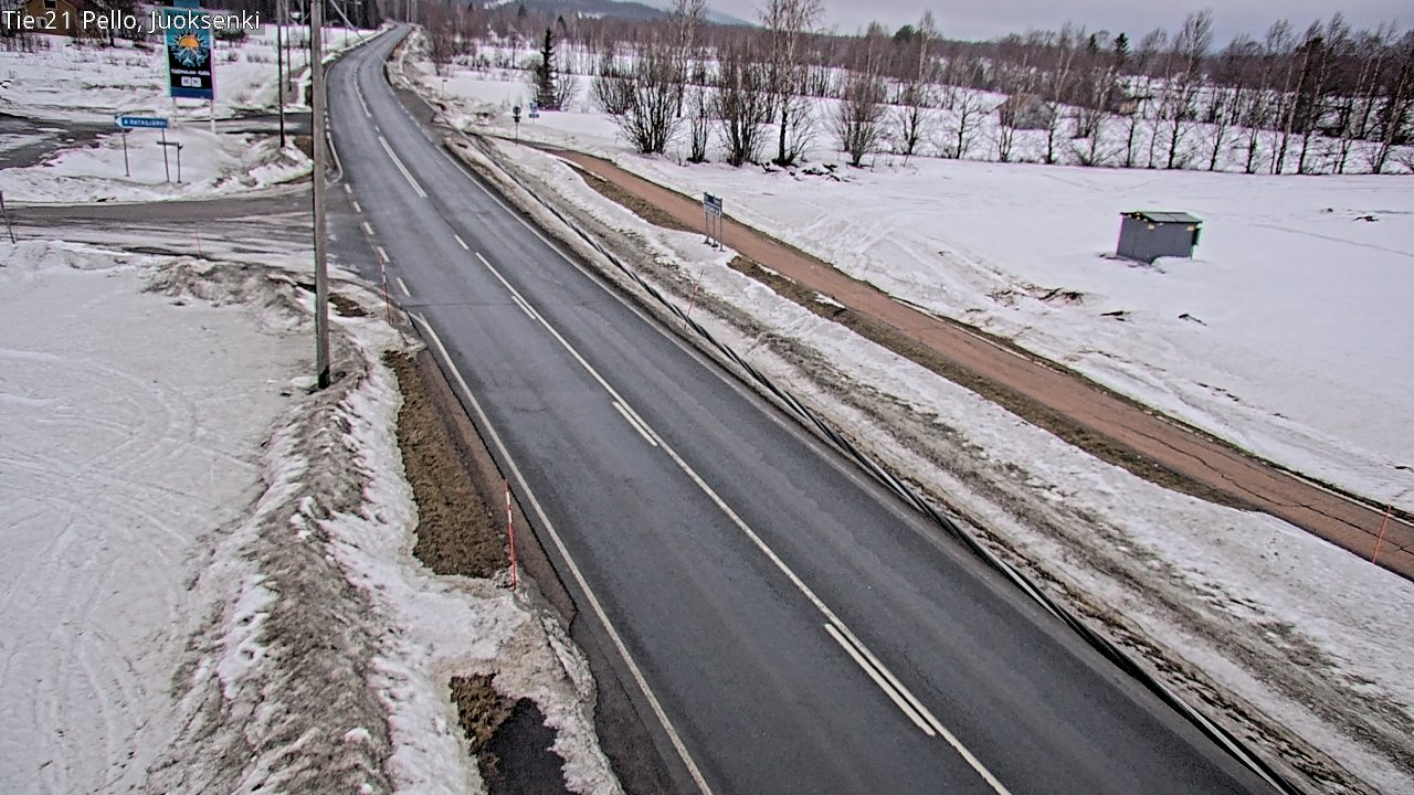 Kelikamerat Kuva Tie 21 Pello Juoksenki, Pello, Lappi