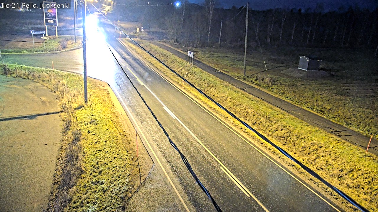 Kelikamerat Kuva Tie 21 Pello Juoksenki, Pello, Lappi