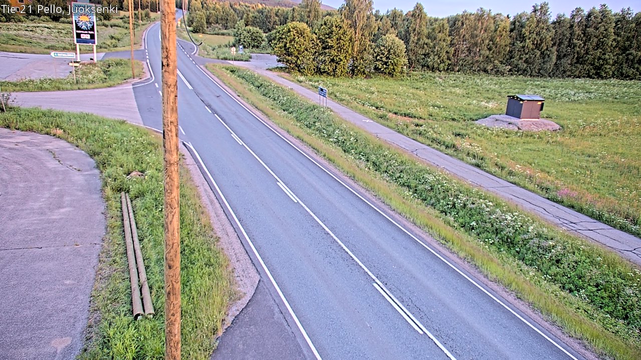 Kelikamerat Kuva Tie 21 Pello Juoksenki, Pello, Lappi