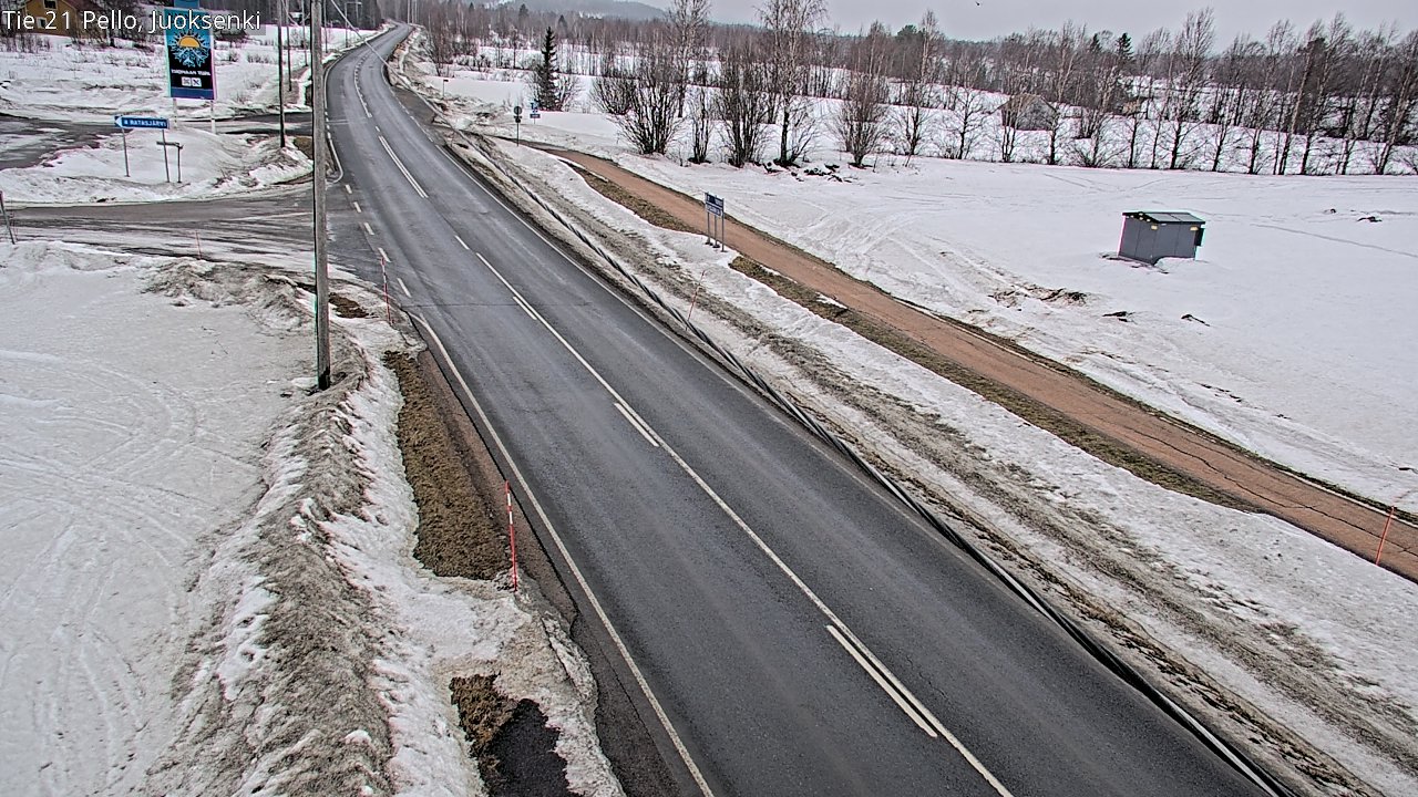 Kelikamerat Kuva Tie 21 Pello Juoksenki, Pello, Lappi