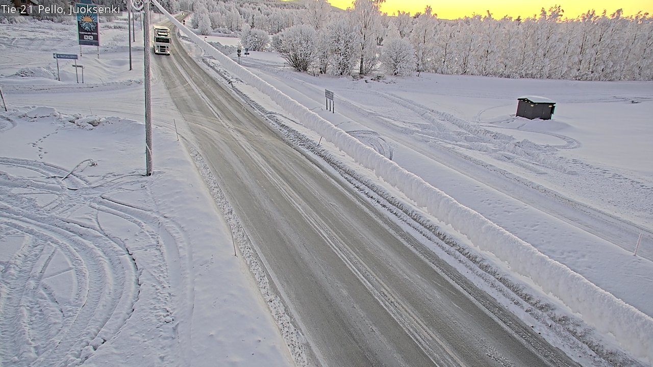 Kelikamerat Kuva Tie 21 Pello Juoksenki, Pello, Lappi