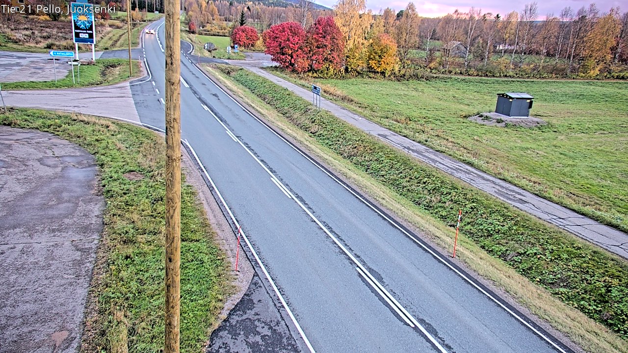 Kelikamerat Kuva Tie 21 Pello Juoksenki, Pello, Lappi