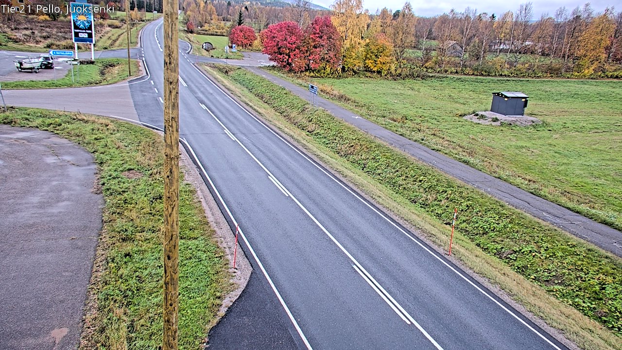 Kelikamerat Kuva Tie 21 Pello Juoksenki, Pello, Lappi