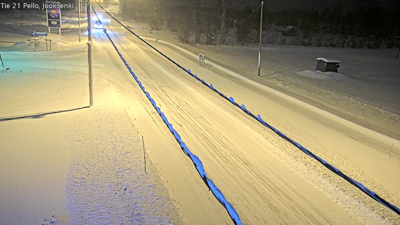 Kelikamerat Kuva Tie 21 Pello Juoksenki, Pello, Lappi