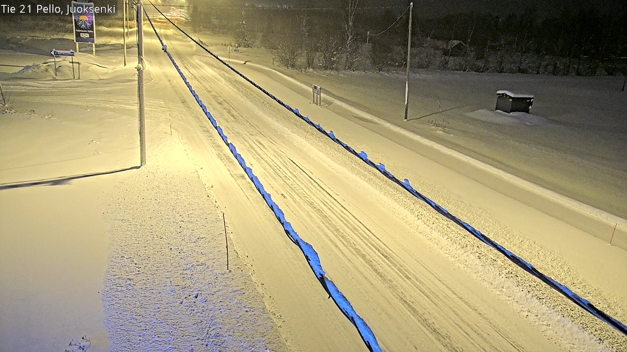 Kelikamerat Kuva Tie 21 Pello Juoksenki, Pello, Lappi