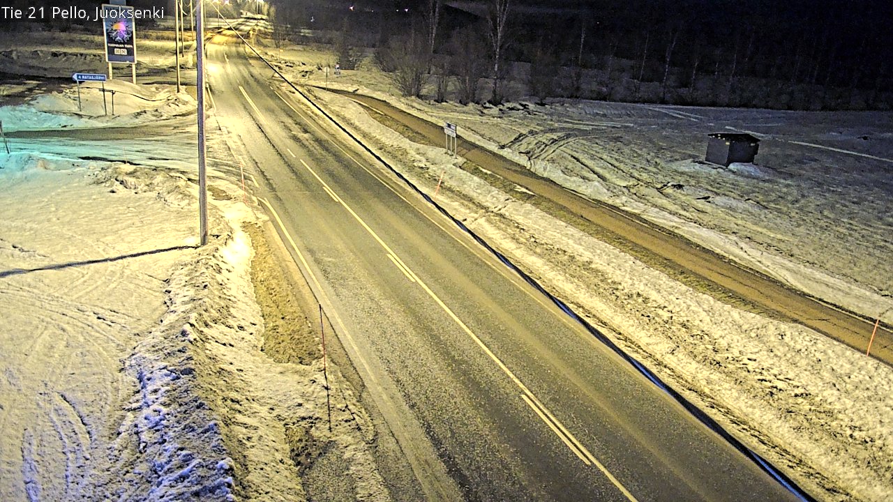 Kelikamerat Kuva Tie 21 Pello Juoksenki, Pello, Lappi