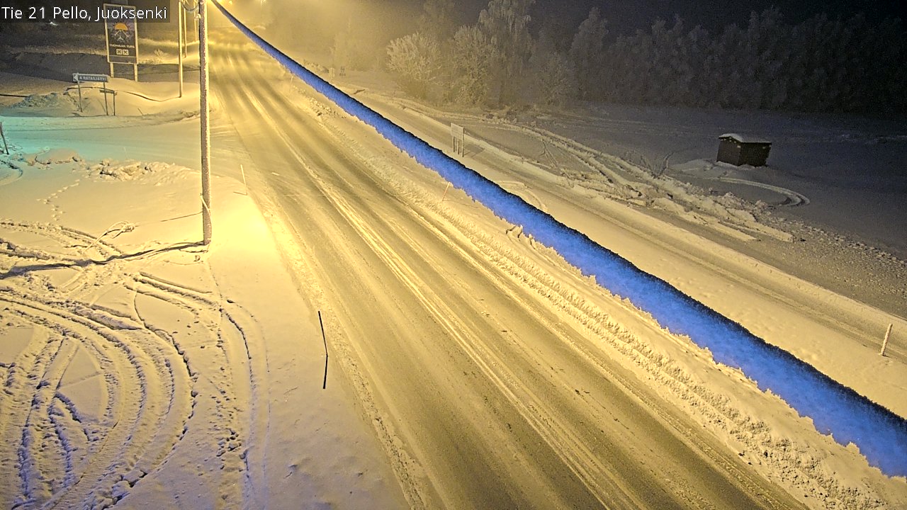 Kelikamerat Kuva Tie 21 Pello Juoksenki, Pello, Lappi