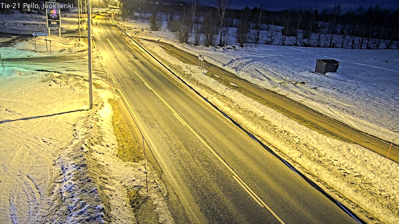 Kelikamerat Kuva Tie 21 Pello Juoksenki, Pello, Lappi