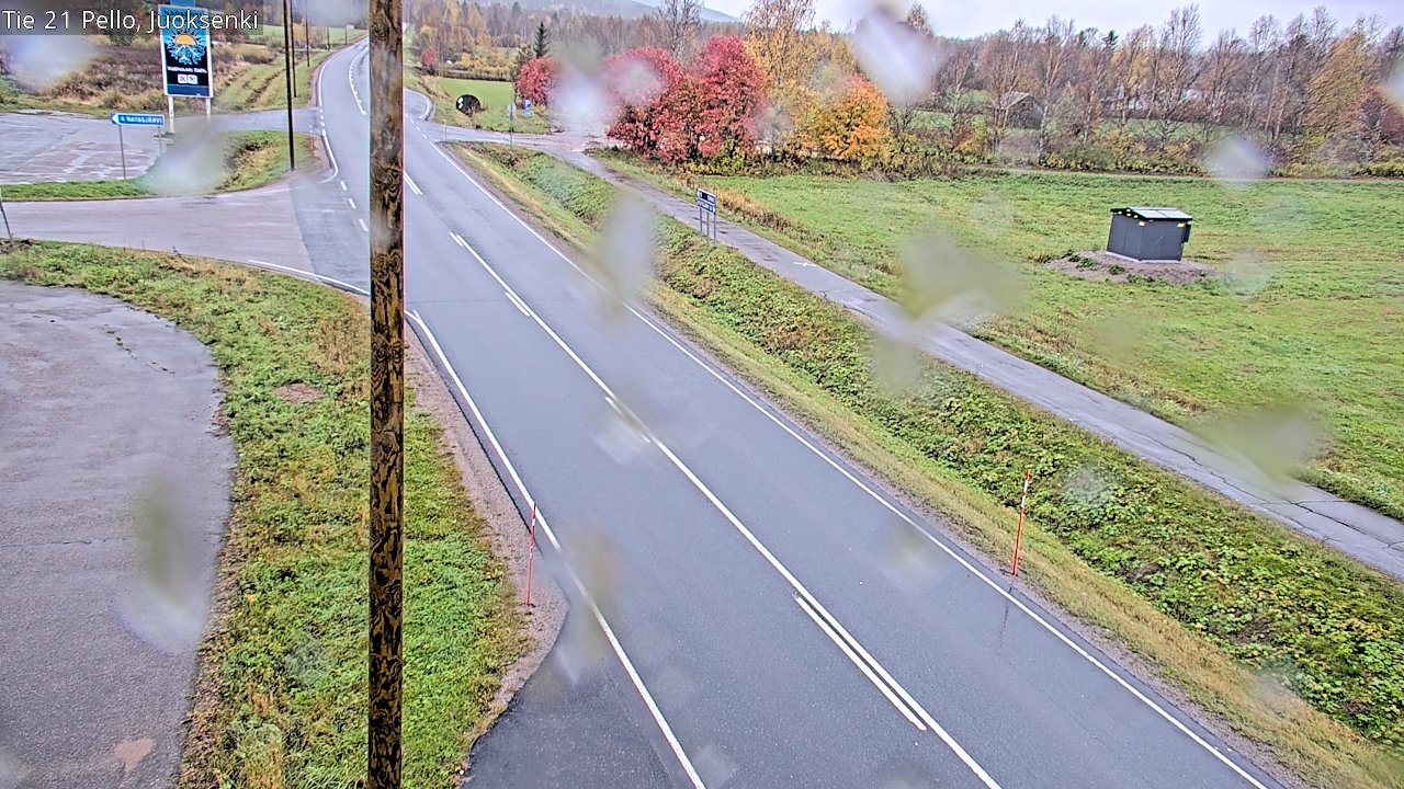 Weather Camera Image Road 21 Pello Juoksenki, Pello, Lappi