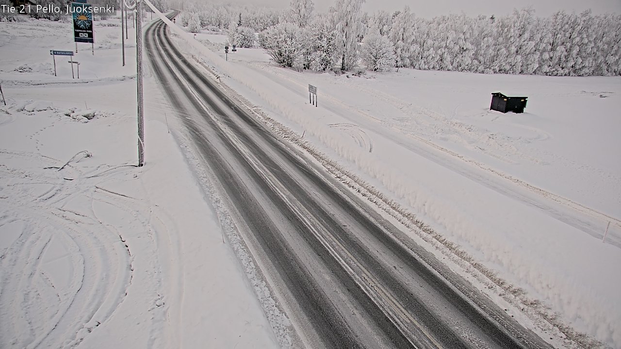 Kelikamerat Kuva Tie 21 Pello Juoksenki, Pello, Lappi