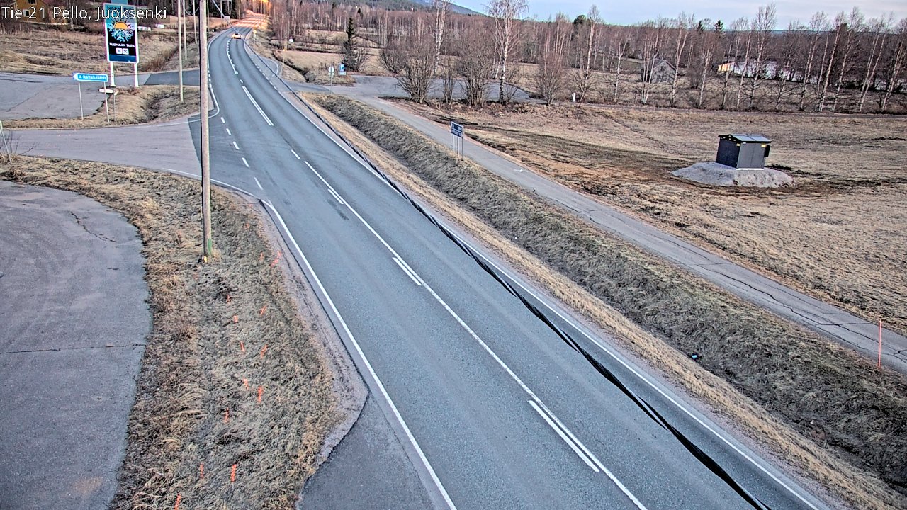 Kelikamerat Kuva Tie 21 Pello Juoksenki, Pello, Lappi
