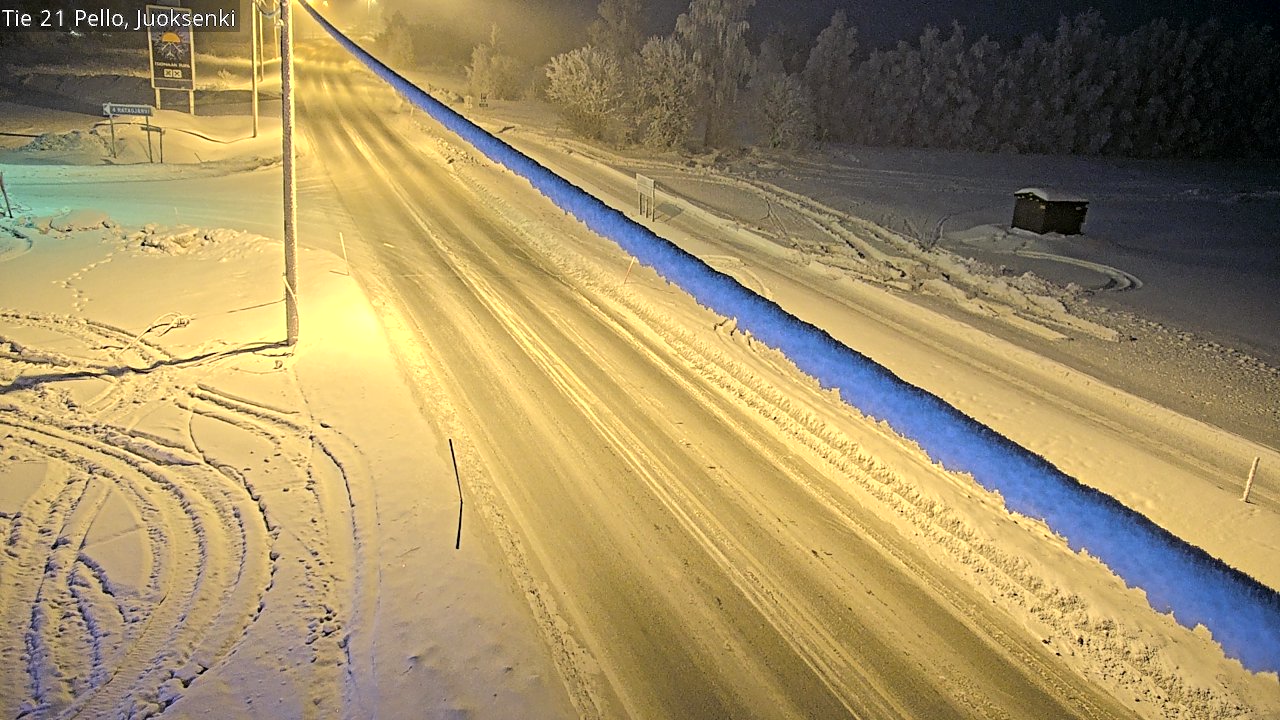 Kelikamerat Kuva Tie 21 Pello Juoksenki, Pello, Lappi